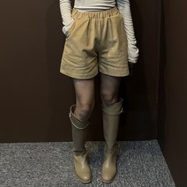드리뮤즈 국내제작 여성 귀요미 데일리 꾸안꾸 여리여리 아방핏 코듀로이 골덴맛집 캐주얼 포켓 밴딩 반바지