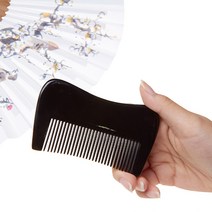 목소장 천연소재 물소뿔빗 나무빗 머리빗 헤어브러쉬, 1개, 06)물소뿔빗-6호