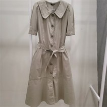 꾸즈 SH01 레이스 장식 원피스 C0438O1
