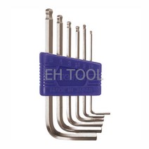 일본 에이트 미니볼렌치세트 TS-6 6PCS 1.5-5MM 육각렌치 렌찌 셋트 6각 휴대 소형, 6개