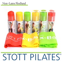 [merrithew] Non Latex Flex Band 논라텍스 플렉스밴드튜빙밴드 stott pilates, 3단계(라임)St-06060