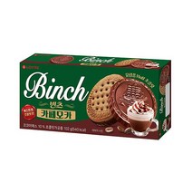 롯데 맛있는과자 개별포장쿠키 [초코]반반 빈츠 카페모카 102g 2개 홈파티 탕비실, 12개