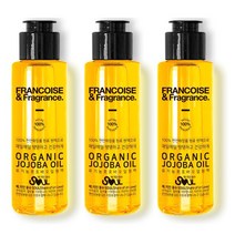 프랑스와즈 유기농 호호바오일 비정제 50ml 1+1+1, 3개