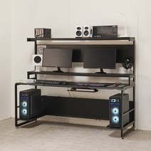 상도가구 프로몬스터 확장형 1800 게이밍책상 컴퓨터책상