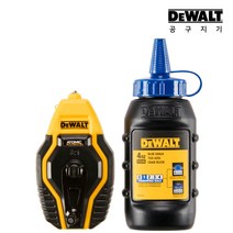 디월트 아토믹 9m 블루 초크라인 세트 (분통 113g) 디월트먹선 먹줄 DWHT47258L