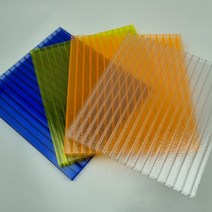 엠보타입 수입산 복층렉산 폴리카보네이트 PC판 10T 2100X1000mm (무료재단), 엠보블루, 2100mm X 1000mm, 1개