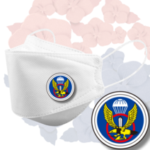 인쇄마스크 부대마크 군부대 심볼마크 마스크 25매 모델명 dzz_11 KF94 커스텀 3D입체형