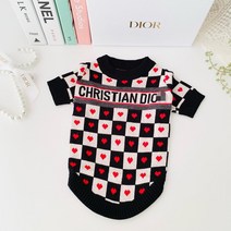댕올 하트 강아지니트 강아지겨울옷 명품강아지옷 S~XL