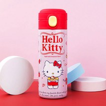 산리오 캐릭터즈 캡슐 원터치 이중스텐 텀블러, 헬로키티