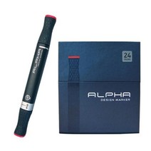 알파(ALPHA) 디자인 마카 세트 24색, [6075270]옵션없음