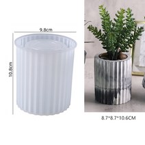 도자기 인테리어 소품 공예품 양초 컵 홀더에 대 한 3 크기 라운드 시멘트 콘크리트 금형 실리콘 DIY 수제 꽃 냄비 점토 왁스 상자 만들기 도구, [10] moon holder mold