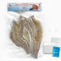 월드푸드 베트남 냉동 마른 사두 가물치 KHO CA LOC, 1팩, 300g