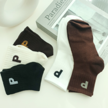 안흘러내리는양말 레깅스양말코디 5장 1세트