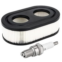 TroyBilt TB110 TB115 TB200 TB230 TB330 TB370 Walk Behind 잔디 깎는 기계용 에어 필터 스파크 플러그 USA 미국, 1개