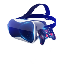 메타버스 vr 가상현실 게임 영화 홈시어터 안경 헤드셋 3D 4K 고화질 핸들 세트, 블랙골드 에디션