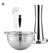 커피 캡슐 머신 가정용 미니 지원 dropshipping 커피 용품 nespresso vertuoline gca1 delonghi env135 캡슐 기계 용 커피 필터, b