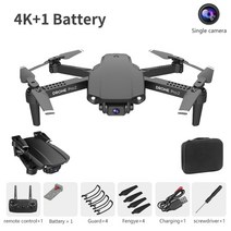 카메라 드론 RC Small-드론 4K 1080P 720P 듀얼 HD 카메라 와이파이 FPV 항공 사진 헬리콥터 폴더블, 05 4K black 1B