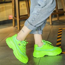 Happy shopping 네온 컬러 어글리 슈즈 운동화 댄스화 패션운동화