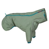 Hurtta 레인 블로커 ECO 강아지 레인코트 헤지(Hedge) 30.5cm(12인치), 12 in