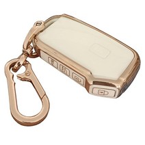 AIOEUOIA TPU 현대 키 포브 커버 키체인 포함 제네시스 산타페 에쿠스 아제라 원격 스마트 쉘 (현대 A용), For Lexus A