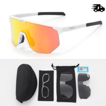 남녀공용 산악 안경 4렌즈 자전거 선글라스 고글, Photochromic 4 lens, C14