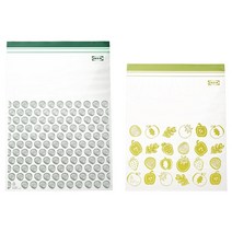 이케아 이스타드 지퍼백 그린 30P 6L(29x38cm)+4.5L(27x31cm) 폴리에틸렌, 1개
