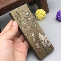 문진 누름쇠 문구 용품 서예 및 회화 문진 작은 크기 눈금자 솔리드 황동 골동품 청동, 1cm