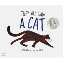 They All Saw a Cat Hardcover, Chronicle Books