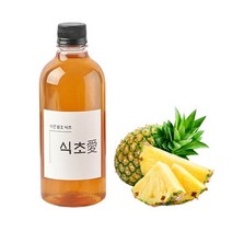 [100% 유기농 천연 발효식초] 30년 장인 핸드메이드 수제 애플 사과식초 500ml / 파인애플 식초 / 생강 식초 / 바나나 식초 / 아로니아 식초 / 애사비 애플사이다비기너
