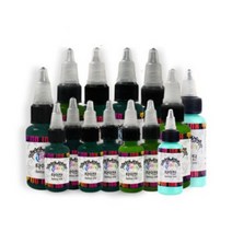 CMCOSMETIC 타이탄 타투 잉크 반영구 색소 그린 컬러 7종, 1개, 파파야그린