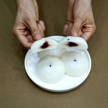 기정떡 잔기지떡 증편 술떡 쑥기정떡 선물 답례품 오산 단호박기정떡 흑임자기정떡 명절떡, 32알, 백미-팥앙금(팥소 있는 기정떡)