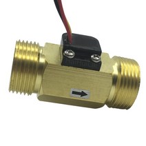 유량계 알람벨브 수도 계량기 NPT3/4 "DN20 구리 황동 센서 npt 탭 물 터빈 미터, 02 24Vdc (for PLC-NPN