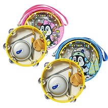 Wal그린_리듬악기 입학선물 트라이앵글세트 초등학생 탬버린_Wal그린, Wal그린-옵션_블루