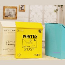 MMS_벽걸이우체통PostBox 우편함수취함 MailBox편지보관함 고충처리함 소리함 우체함 우편통 제안함 건의함 인테리어 고객 메일박스_mms, MMS_인테리어 스틸우편함(화이트)