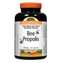 홀리스타 캐나다 비프로폴리스 200정 - HOLISTA BEE PROPOLIS 500mg 200 CAPSULES, 1개