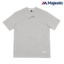 [망고] 마제스틱 ML183UCATS001 레터링 크루넥 티셔츠, 제품:마제스틱 ML183UCATS001 반팔티셔츠 / 사이즈:(100)