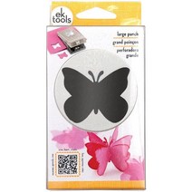 EK tools 레트로 플라워 펀치 라지 새로운 패키지, Butterfly