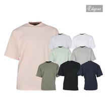 CØupang ⁀‿⁀엣지애 남성 루즈핏 라운드 티셔츠 MCTHT5048M1 남성반팔티셔츠 루즈핏반팔티 남성티셔츠 라운드넥티셔츠 남성반팔티Ｇo질라몰