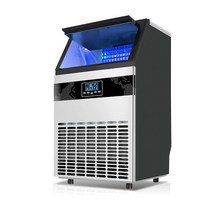업소용팥빙수빙수기자동분쇄기 제빙기 60kg/24H 상업용 얼음 기계, 한개옵션0