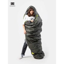CAMPA 오리털침낭 이불 캠핑 동계침낭 차박, -5개의 밝은 파란색 전나무가 열려 있음