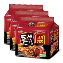 팔도 NEW 틈새라면고기짬뽕 4입 x 3팩