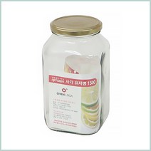 아트웨어 오븐락 사각 유자병 1개, 1500ml 1개