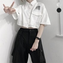 여성용 반팔 셔츠 남방 루즈핏 여름 블라우스 2컬러 WZB03163