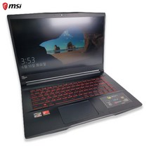 MSI Ryzen7 RAM 16GB 512GB RADEON RX5500 16인치 게이밍노트북