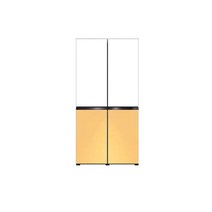 삼성 1등급 비스포크 냉장고 4도어 글라스 RF85B91F1AP(G+B) 바름