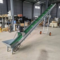 소형 컨베이어벨트 자동 공장 콘베어벨트 이동형 4m 5m, 300mm, 5m 컨베이어 가솔린 모터 세트 접이식