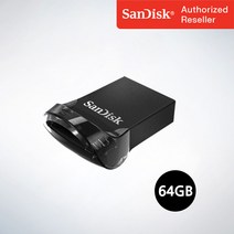 샌디스크 USB 메모리 Ultra Fit 울트라핏 USB3.1 CZ430 64GB, 64기가