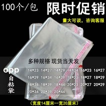 일회용비닐팩 OPP 스티커 셀카봉지 주머니 의류파우치 투명 봉투 소모함 주문제작 4903360618, 양면 5레이스 기본 16 *29cm (내장 26 )꽃칼, 100 개 /가방