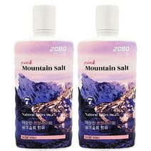 2080 퓨어 핑크솔트 가글, 750ml, 2개