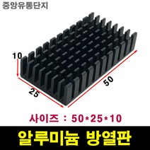 JINHA 방열판 알루미늄 방열패드 방열시트 50*25*10